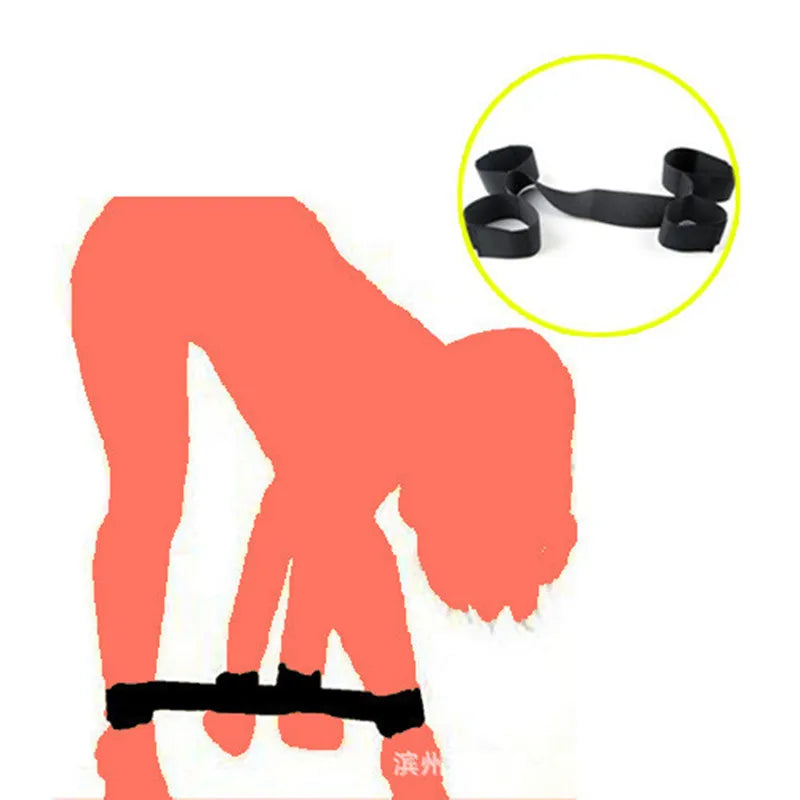 Adults Erotic Bondage Bed Games Sex Equipment Set of Nylon Restraints Handcuffs