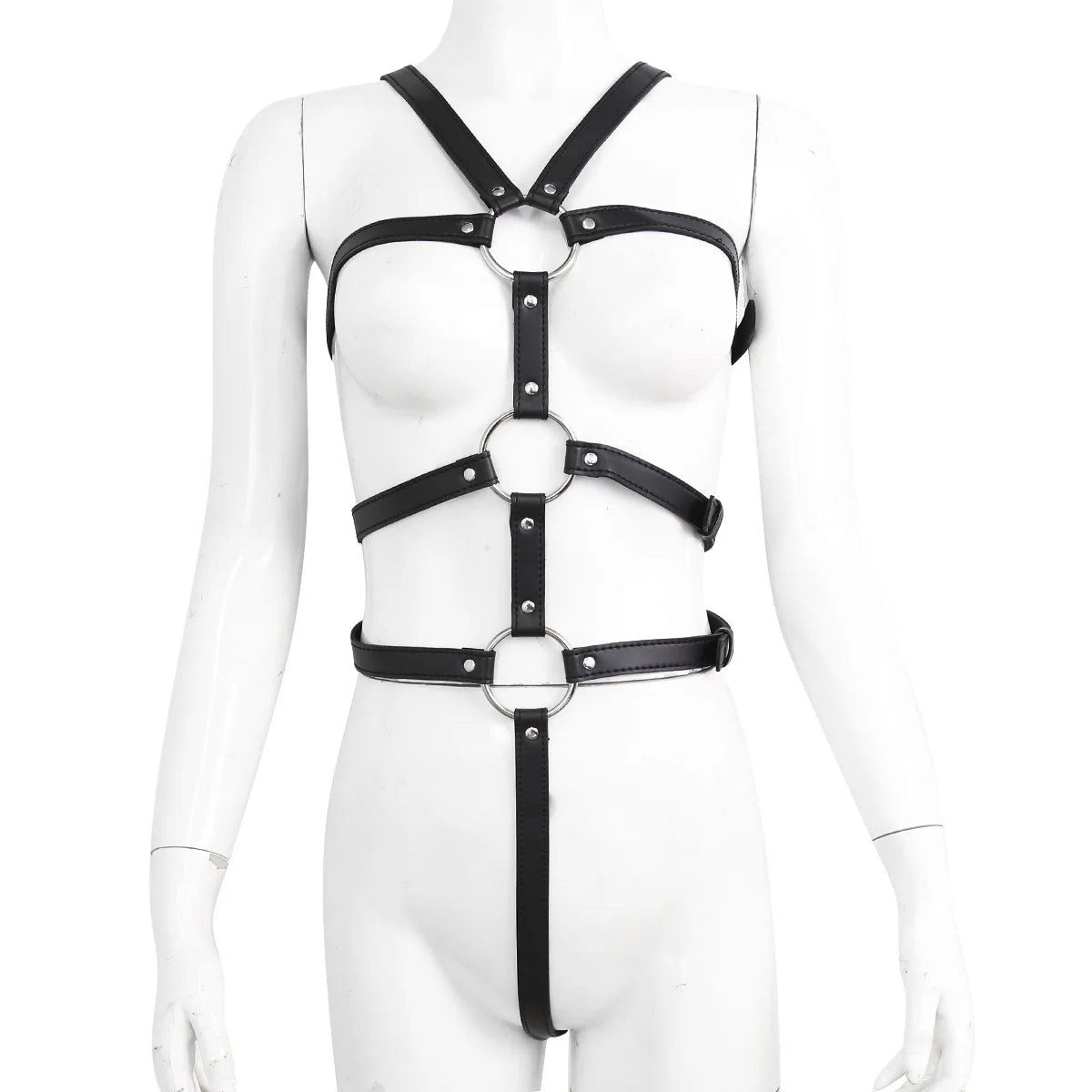 Full Body Leather Bondage Restraint Straps Bdsm Discipline Belt Hand Behind Back Bondage Sexy Exotic Costumes Sex Shop Toy