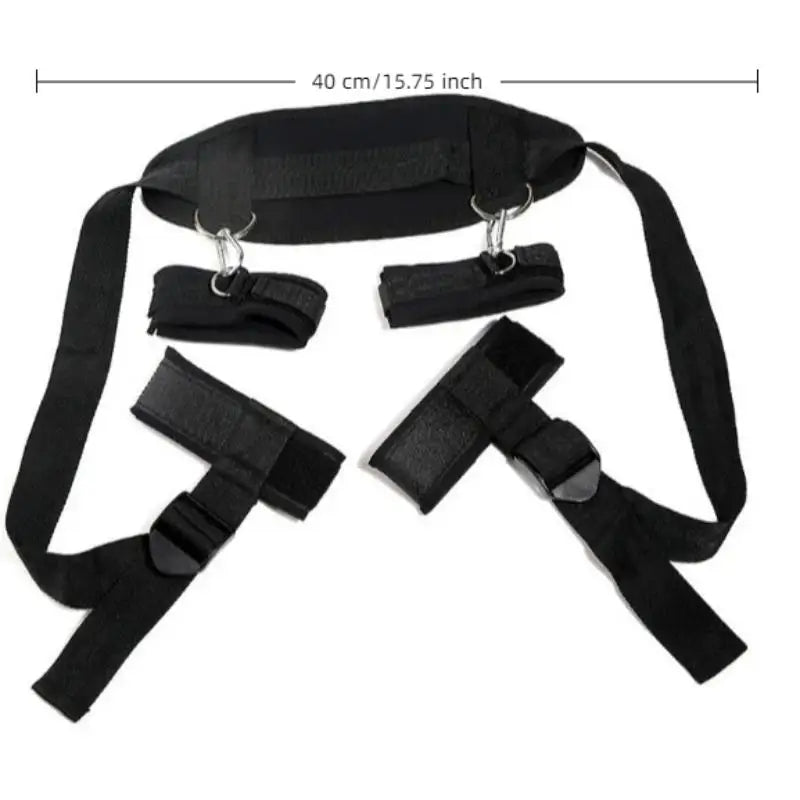 Couples Intimate Bondage Kit with Self Bandage Belt Sex Swing Leg