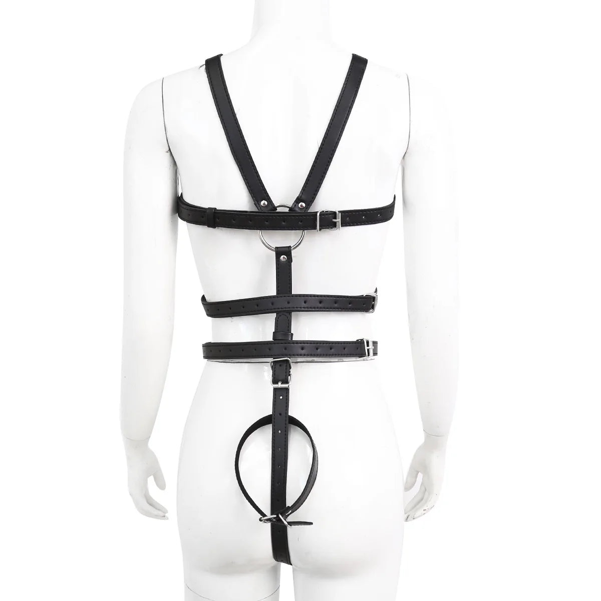 Full Body Leather Bondage Restraint Straps Bdsm Discipline Belt Hand Behind Back Bondage Sexy Exotic Costumes Sex Shop Toy