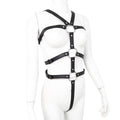 Full Body Leather Bondage Restraint Straps Bdsm Discipline Belt Hand Behind Back Bondage Sexy Exotic Costumes Sex Shop Toy