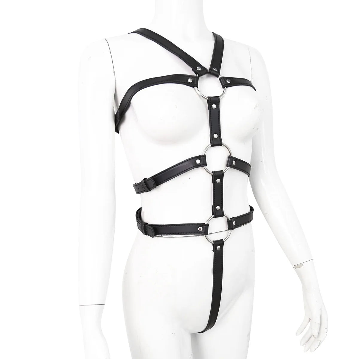 Full Body Leather Bondage Restraint Straps Bdsm Discipline Belt Hand Behind Back Bondage Sexy Exotic Costumes Sex Shop Toy