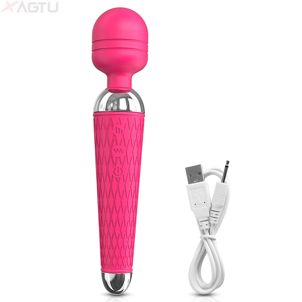 Sex Toy  AV Vibrator for Women Clitoris Stimulator Nipple G Spot Magic-Wand Dildo Female Vibrating Masturbation Adult Sex Toys