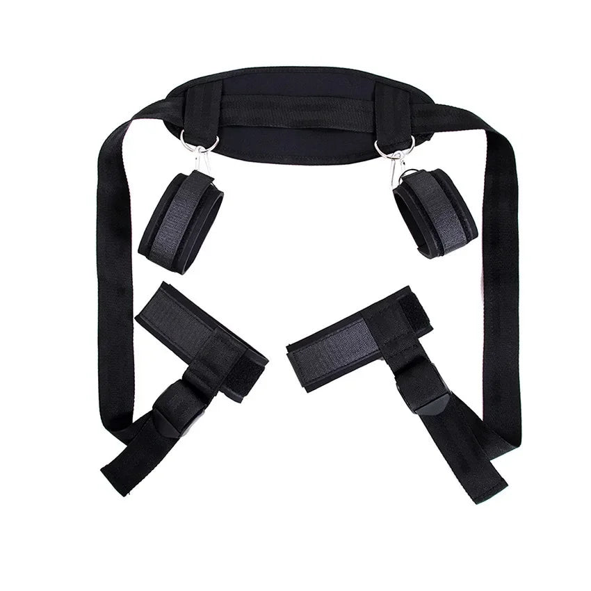 Couple Bondage Game Velcro Bed Sensual Restraints Gear Sexual Position Fixing Strap