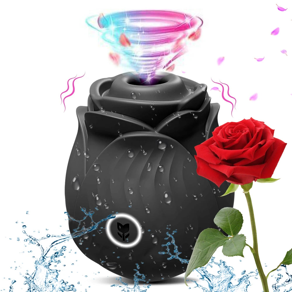 Sex Toy 2 In 1 Sucking Vibrator Nipple Penetration Vagina Rose-Vibrator Stimulator Masturbation Tools Women Audle Product 18+