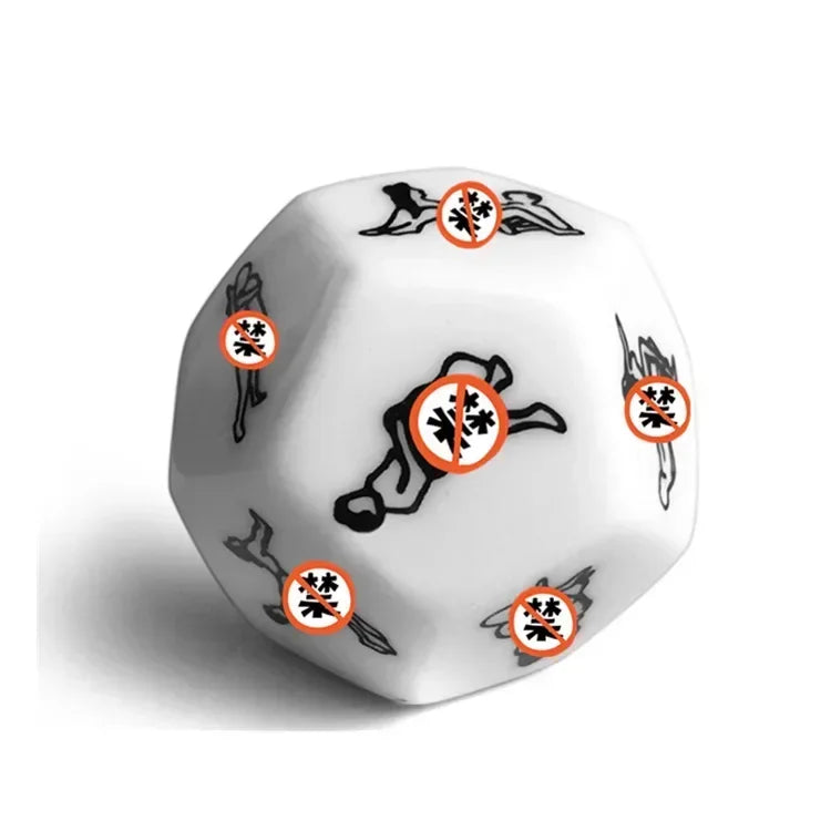 12 Sides Sex Toys for Couples Funny Sex Dice Adult Game