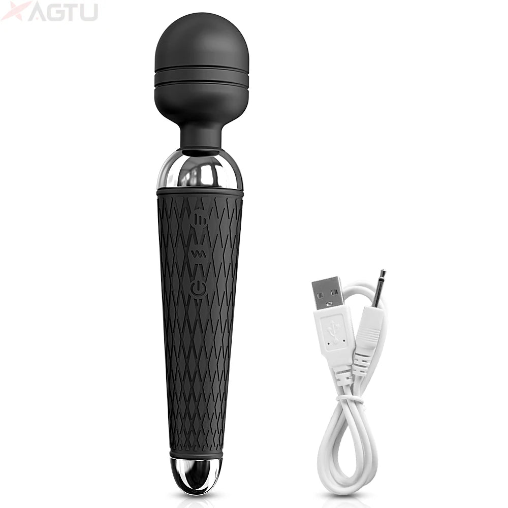 Sex Toy  AV Vibrator for Women Clitoris Stimulator Nipple G Spot Magic-Wand Dildo Female Vibrating Masturbation Adult Sex Toys