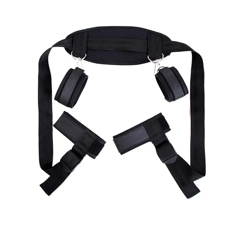 Couple Bondage Game Velcro Bed Sensual Restraints Gear Sexual Position Fixing Strap