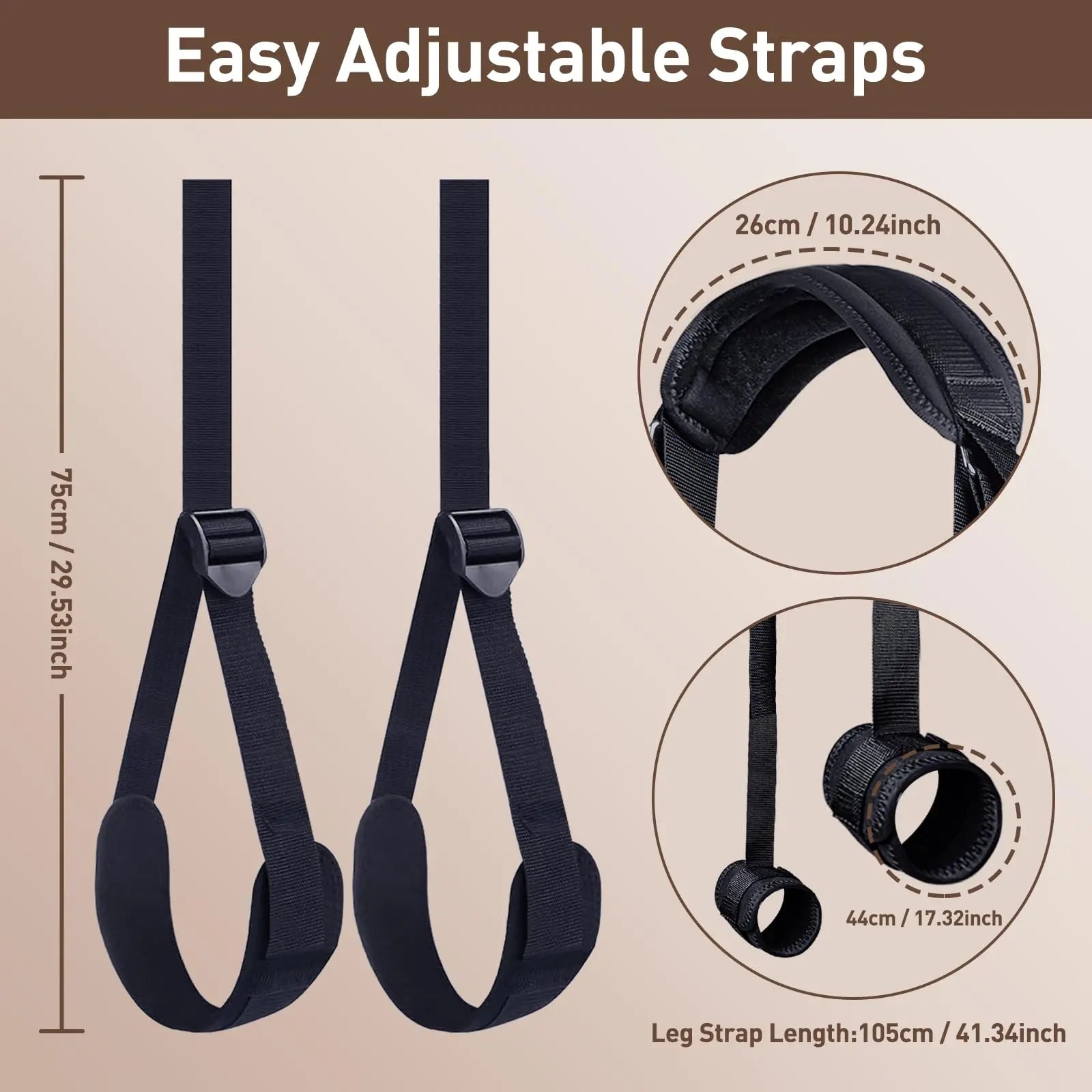 Women Sex Toys BDSM Bondage Restraints Straps Neck to Wrist Thigh/Ankle