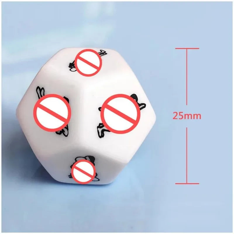 12 Sides Sex Toys for Couples Funny Sex Dice Adult Game