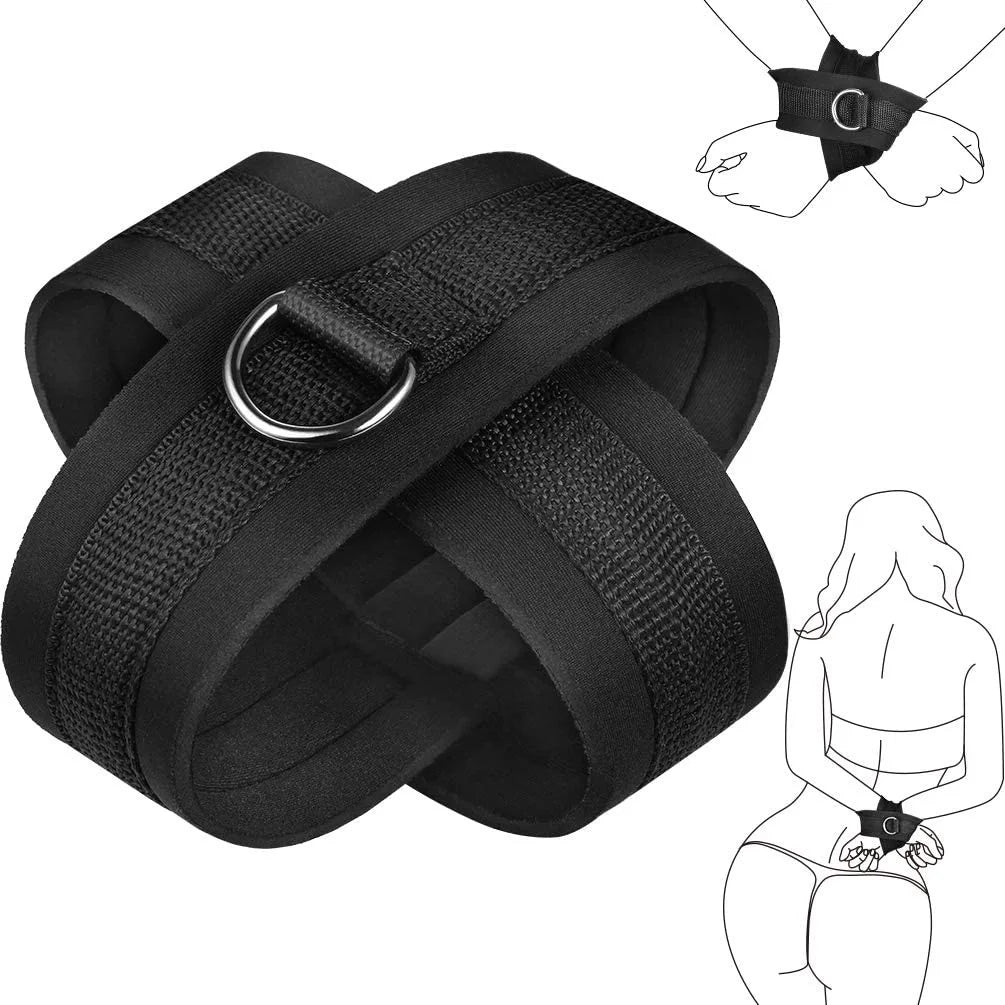BDSM Fetish Armbinder Restraints Bondage Handcuffs Shackles Erotic Accessories Slave Sex Toys