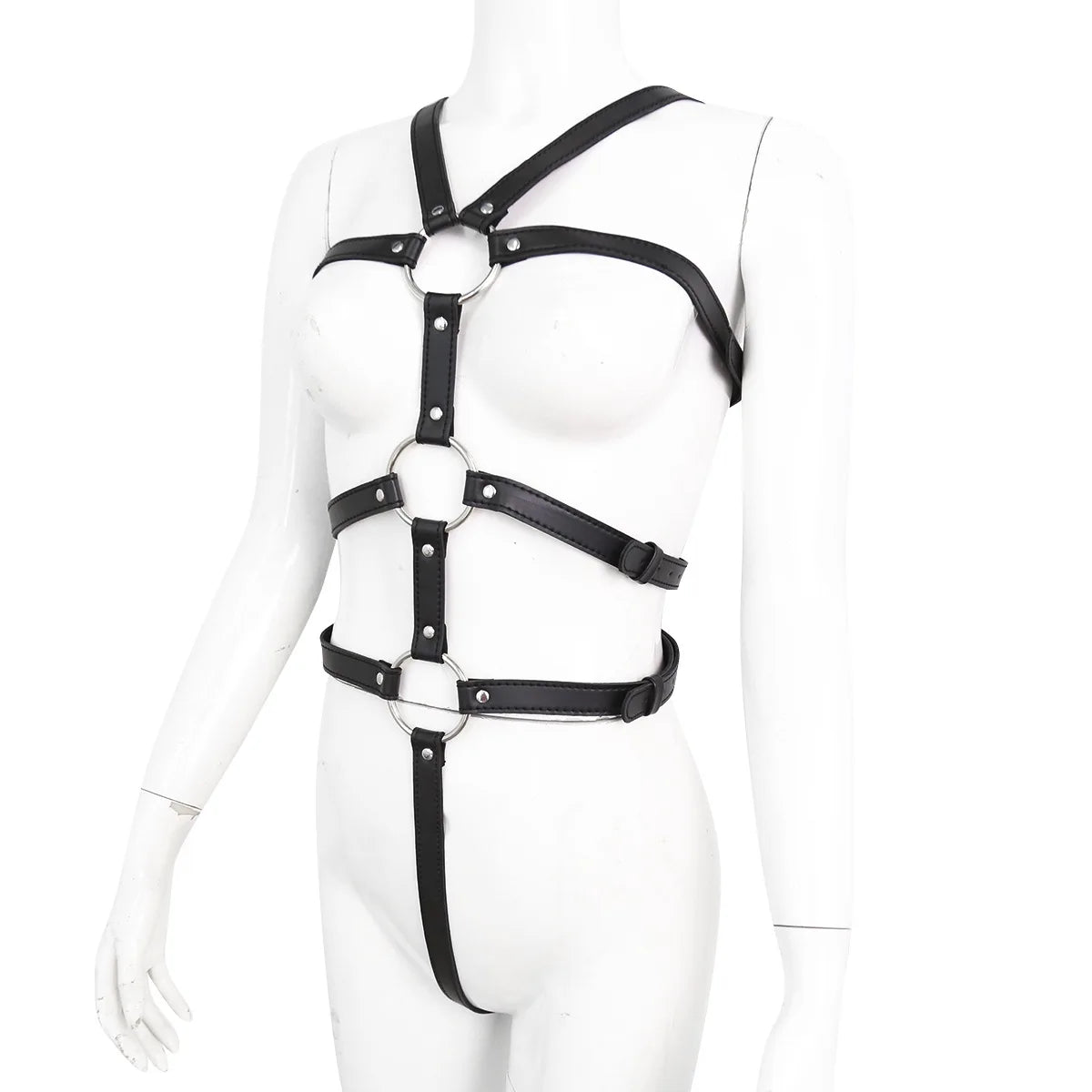 Full Body Leather Bondage Restraint Straps Bdsm Discipline Belt Hand Behind Back Bondage Sexy Exotic Costumes Sex Shop Toy